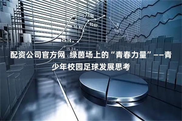 配资公司官方网  绿茵场上的“青春力量”——青少年校园足球发展思考